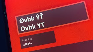 How to get weird font on gamer tag Xbox [upl. by Prebo148]