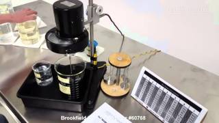 Brookfield RVT Viscometer 60768 [upl. by Ailisec708]