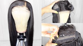 VERY DETAILED  How To Make A Lace CLOSURE Wig Tutorial  Charlion Patrice [upl. by Eneleoj]