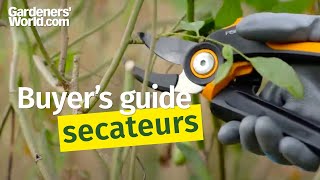 Secateurs  Buyers Guide [upl. by Lirbaj]