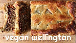 Vegan Wellington  Easy Lentil Roast for Christmas Dinner [upl. by Fitts]