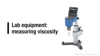 Lab equipment measuring viscosity [upl. by Edurtreg]