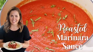 Roasted Marinara Sauce with Fresh Tomatoes [upl. by Ahtibat]