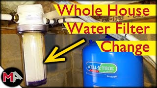 Changing a Whole House Water System Filter [upl. by Adlanor453]