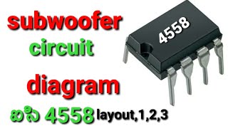 subwoofer circuit diagram [upl. by Darsey]