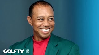 Tiger Woods’ first interview after Masters victory No 5 [upl. by Chi]