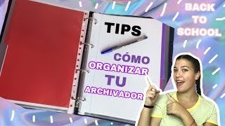 TIPS CÓMO ORGANIZAR TU ARCHIVADOR  María Cateba [upl. by Anialram]