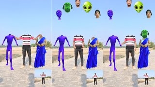 Dadan madan alien vs cute girl amp me correct head matching with Liyon Raj 007 ♥️ [upl. by Niak]