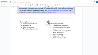 Google Docs  How to Section a Page into Columns [upl. by Addison870]