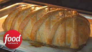 How to Make Holiday Beef Wellington  Food Network [upl. by Ardeahp]