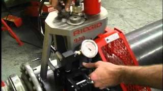 RIDGID 920 Roll Groover Instructional Video [upl. by Tayyebeb571]