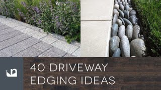 40 Driveway Edging Ideas [upl. by Leuqar]