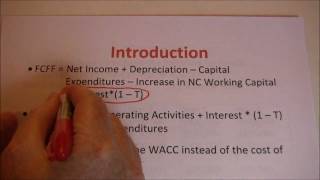 Free Cash Flow to Firm Example [upl. by Derte]