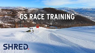 Ted Ligety Giant Slalom GS Perfect Turns  Skiing Follow Cam 2020 [upl. by Weidner]