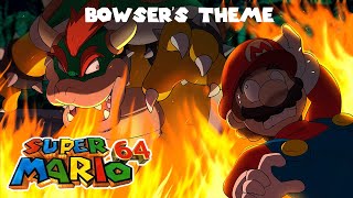 Bowsers Theme WITH LYRICS CHANNEL ANNIVERSARY SPECIAL  Super Mario 64 Cover [upl. by Edualcnaej891]