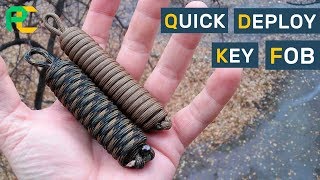 How to make Quick Deploy Paracord Key Fob [upl. by Morril]