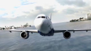 US Airways Flight 1549  Ditching Animation [upl. by Ramso889]