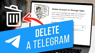 Use a Web Browser to Delete Your Telegram Account  Delete Telegram Account Permanently [upl. by Rennoc]