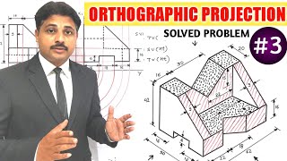 ORTHOGRAPHIC PROJECTION IN ENGINEERING DRAWING IN HINDI Part3 TIKLESACADEMYOFMATHS [upl. by Nelyt397]