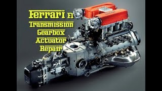 Ferrari F1 transmission gearbox problem Actuator repair and strip down 360 430 CS Part 3 [upl. by Anwahsiek]