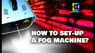 How to Set Up a 900Watts Fog Machine  Easy Guide TUTORIAL [upl. by Salomone]