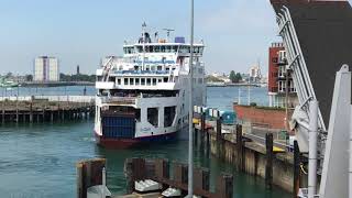 WightLink Ferry Arriving in Portsmouth [upl. by Lithea]