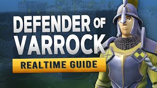 RS3 Defender of Varrock – Realtime Quest Guide [upl. by Alleuol]