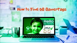 How to find OG GamerTags [upl. by Nylecyoj702]