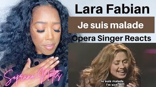 Opera Singer Reacts to Lara Fabian Je Suis Malade  Performance Analysis [upl. by Luz272]