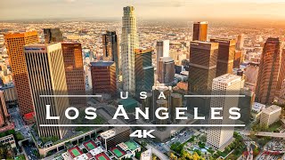 Los Angeles USA 🇺🇸  by drone 4K [upl. by Eikcid94]