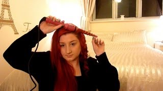 Babyliss Pro Conical Curling Wand TutorialReview [upl. by Okiam427]