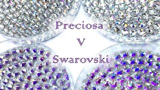 Up Close  Preciosa v Swarovski Crystal Comparison [upl. by Fontana]