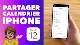 Créer et partager un calendrier sur iPhone et iPad couple travail équipe famille • Apple [upl. by Carrol]