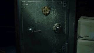 West Office Safe Combination Location Resident Evil 2 Remake [upl. by Etnelav177]