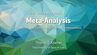 Conducting a MetaAnalysis [upl. by Nalon]