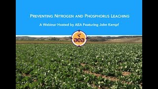 Preventing Nitrogen and Phosphorus Leaching [upl. by Liane]