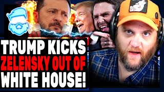 Fight ERUPTS At White House Trump KICKS Zelenskyy Out After Calling JD Vance A Slur Disrespects USA [upl. by Lenej]