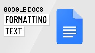 Google Docs Formatting Text [upl. by Dolloff]