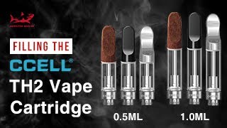 How To Fill The CCELL TH2 Vape Cartridge [upl. by Atikihc]