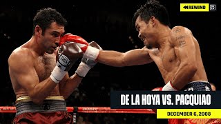 FULL FIGHT  Oscar De La Hoya vs Manny Pacquiao DAZN REWIND [upl. by Shewchuk]