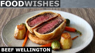 Easy Beef Wellington  Food Wishes [upl. by Adnylem]