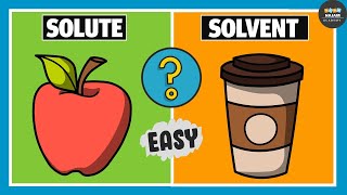 Difference Between Solute and Solvent  Chemistry [upl. by Quin]