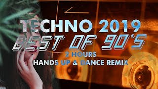 Best of 90s Techno 2 HOURS Mix  Oldschool Hands Up amp Dance Remix 1 [upl. by Adnohsed]