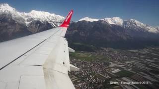 Landing at Airport InnsbruckTyrol [upl. by Aurilia]