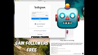 FREE Simple Instagram Bot 🤖 Gain Real Followers Open Source [upl. by Accebber655]