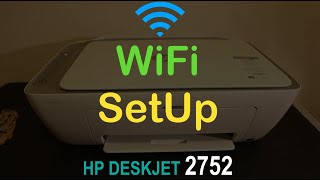 HP Deskjet 2752 WiFi SetUp [upl. by Essile157]