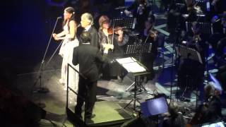 Andrea Bocelli amp Saara Aalto  Canto Della Terra  Hartwall Arena Helsinki 2512015 [upl. by Aseyt206]