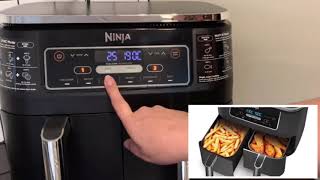 AF300 Ninja Foodi Dual Zone Air Fryer [upl. by Atrahc]