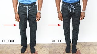 HOW TO TAPER YOUR PANTS [upl. by Charters271]