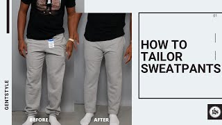 How To Tailor Sweat Pants [upl. by Esteban310]